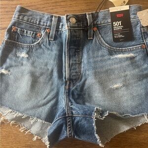 Levi's Women's 501 Blue Jean Shorts